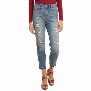 Hollister Collection - Boyfriend High Rise  Distressed Jeans